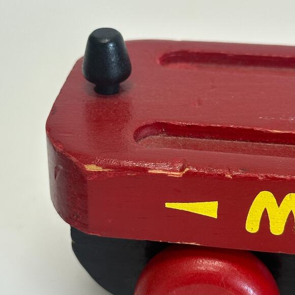 VTG My Train Montgomery Schoolhouse Vermont Wooden Trainset 3 Cars 6 People - Picture 12 of 12